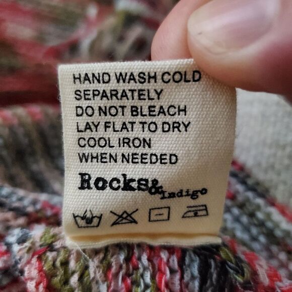 Rocks & Indigo Woven Tank  Fringe Sweater - Picture 11 of 11